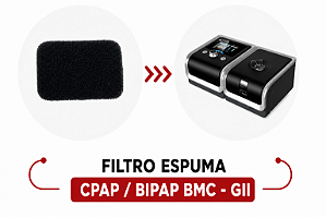 FILTRO ESPUMA CPAP / BIPAP BMC - GII