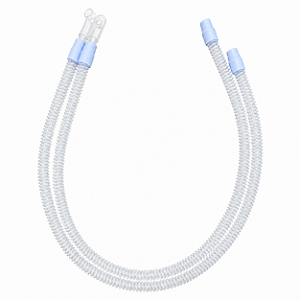 CIRCUITO RESPIRATÓRIO E PARA ANESTESIA EM SILICONE INFANTIL 15MM X 1,20M