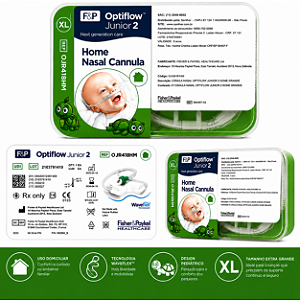 Cânula Nasal Optiflow Junior 2 Tamanho XL - Fisher & Paykel