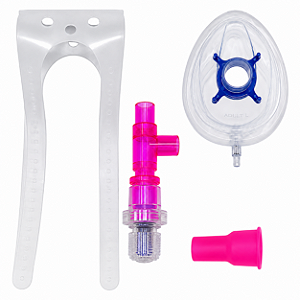 Kit EPAP Completo para Terapia Respiratória - Rosa
