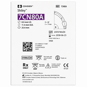 Cânula de Traqueostomia Shiley Flex 7CN80A TaperGuard Covidien