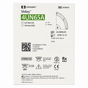 Cânula de Traqueostomia Shiley Flex 4UN65A Sem Cuff com Cânula Interna Descartável Covidien