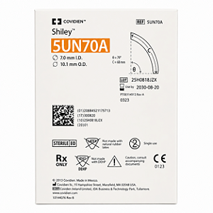 Cânula de Traqueostomia Shiley Flex 5UN70A Sem Cuff com Cânula Interna Descartável Covidien