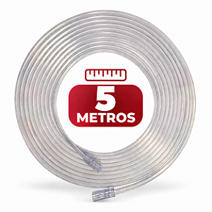 Extensão para Oxigênio em PVC - 5 Metros