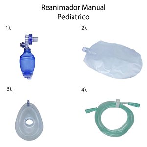 Reanimador Manual Descartável - PVC