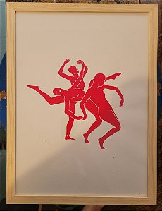 Série "movimento" - gravura "sem titulo"