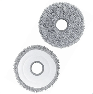 Kit Refil 2 Panos Mop Robô Aspirador Xiaomi Mijia M40