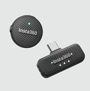 Microfone Insta360 Mic Air 1 Tx + 1 Rx X4, X4 Air, GO Ultra, X5 Ace Pro 2 - Original