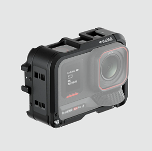 Case Moldura Capa Gaiola Metal Alumínio Proteção Insta360 Ace Pro 1 e 2 - Original