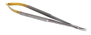 Tesoura micro cirurgia castroviejo 18 cm Gold