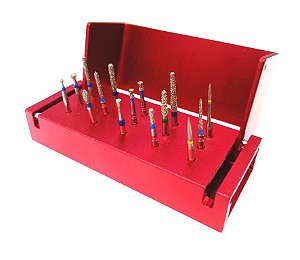 Kit Brocas FG com 15 Brocas + Broqueiro
