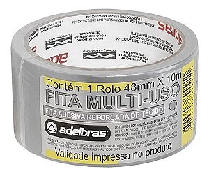 Fita Silver Tape Adelbras 48mmx10m