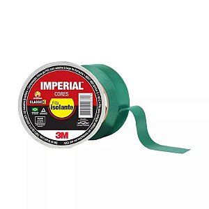 Fita Isolante Imperial 3M Verde 18mm X 10m