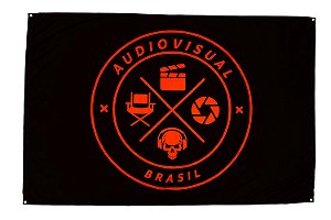 BANDEIRA AUDIOVISUAL BRASIL 1M X 1.50M