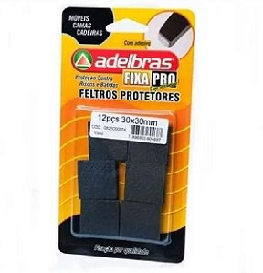 Feltros Adesivos Protetores Adelbras 30x30mm