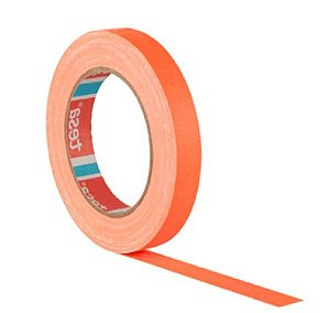 Fita Gaffer Tape Laranja Fluor 12mm x 25m