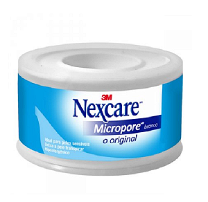 Fita Micropore Nexcare 3M Branco 25mmx4,5m