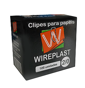 Clips Para Papel Nº2/0 - 100 Unidades