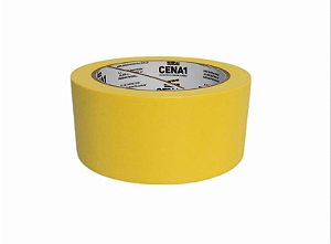 Fita Crepe Amarela 48mm x 40m Cena 1