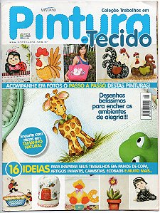 COLEÇÃO TOQUE DE ARTE - PINTURA EM TECIDO ED.9 (REVISTA) - revistaria nova  cultura