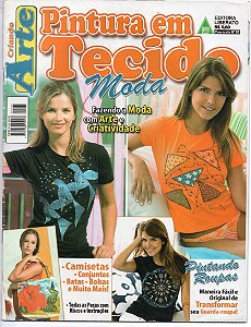 COLEÇÃO TOQUE DE ARTE - PINTURA EM TECIDO ED.9 (REVISTA) - revistaria nova  cultura