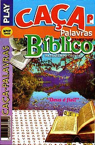 CAÇA PALAVRAS BIBLICO PLAY ED.43 - revistaria nova cultura