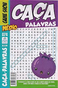 Caça-palavras interactive activity for educação infantil