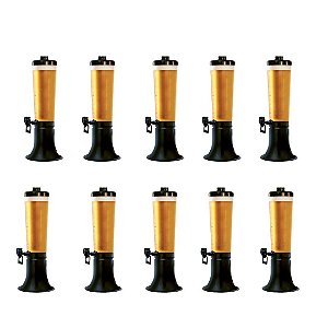 Kit  10 Torre Chopp Doutor Beer 3,5l com 2 Refil cada