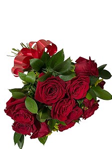 Buquê com 12 rosas un/12