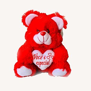 Urso Lulu Coração Vermelho P Baby un/1