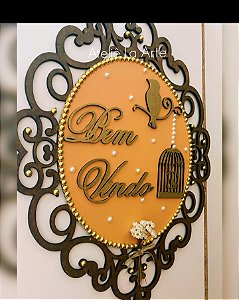 Placa Bem-vindos