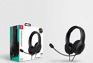 PDP LVL40 Wired Stereo Gaming Headset (Preto) - Switch
