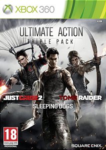 Ultimate Action Triple Pack (Tomb Raider/Just Cause 2/ Sleeping Dogs) - Xbox 360