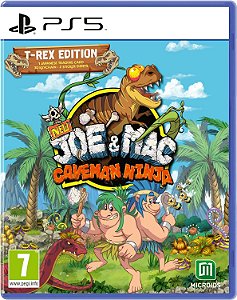 New Joe & Mac: Caveman Ninja - T-Rex Edition  - PS5