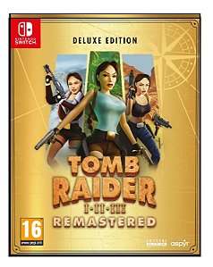 Tomb Raider I-III Remastered: Deluxe Edition (Euro) - Switch