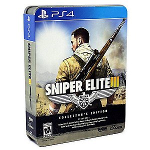 Sniper Elite III Collector's Edition Ammo Tin Box - Ps4
