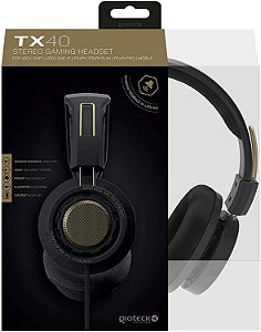 Gioteck TX-40 Wired Stereo Gaming Headset (Gun Bronze) - PS4, Xbox One e Celulares