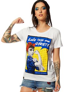 Camiseta Lute Como Uma Garota