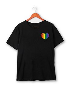 Camiseta Coração LGBTQIA+