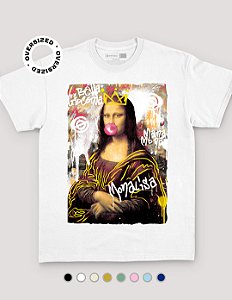 Camiseta Oversized Mona Lisa
