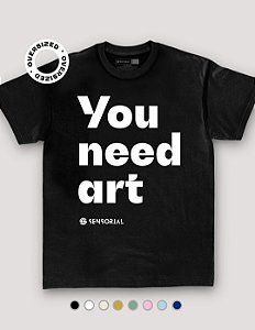 Camiseta Oversized You Need Art