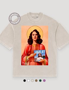Camiseta Oversized Estonada Lana Del Rey
