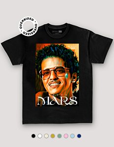 Camiseta Oversized Bruno Mars in Silk