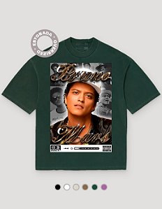 Camiseta Oversized Estonada Bruno Mars The Town