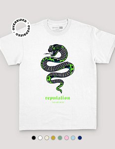 Camiseta Oversized Taylor Swift Snake - Outlet
