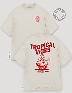 Camiseta Oversized Tubular Tropical Vibes