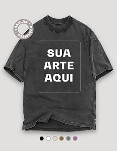 Camiseta Oversized Tubular Sua Arte Aqui