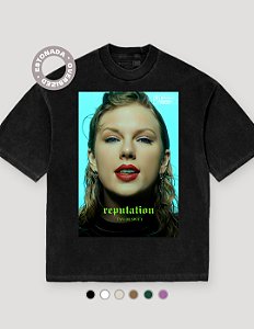 Camiseta Oversized Estonada Taylor Swift Reputation - Outlet