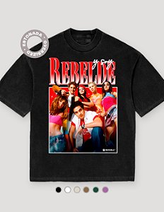 Camiseta Oversized Estonada Rebelde - Outlet