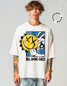 Camiseta Oversized Super Blink 182 Smile
